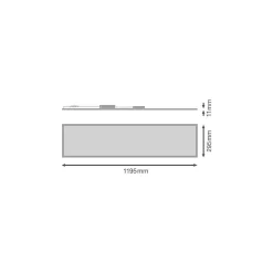 Ledvance LED Panel Comfort 1200 33W 4320lm - 840 Kallvit| 120x30cm - UGR <19 - Zigbee Dimbar