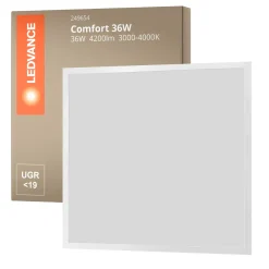 Ledvance LED Panel Comfort 36W 4200lm - 930-940 CCT | 60x60cm - UGR <19 - Bästa Färgåtergivning