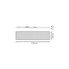 Ledvance LED Panel Comfort 1200 33W 4320lm - 830 Varm Vit | 120x30cm - UGR <19 - Zigbee Dimbar