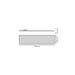 Ledvance LED Panel Compact 30W 4200lm - 840-865 CCT | 120x30cm - UGR <19 - Dali Dimbar