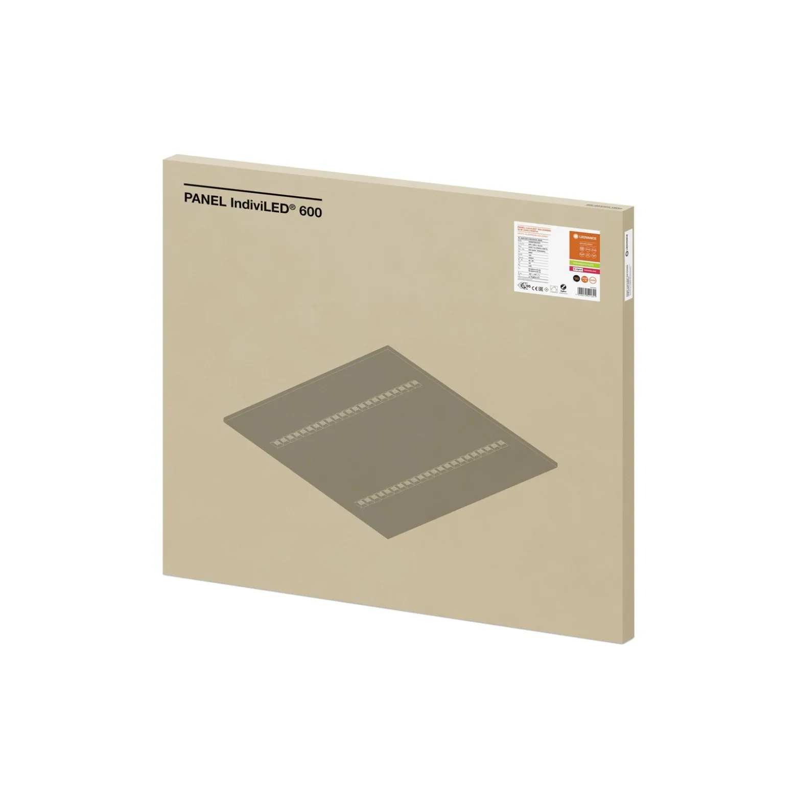Ledvance LED Panel IndiviLED 33W 4000lm - 840 Kallvit | 60x60cm - UGR <16 - Zigbee Dimbar