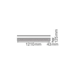 Ledvance LED Panel Linjär Indiviled Direct 1200 40W 3950lm - 930 Varm Vit | 120x12cm - UGR <19