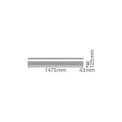 Ledvance LED Panel Linjär Indiviled Direkt/Indirekt 15 69W 9050lm - 940 Kallvit| 150x12cm - UGR <19