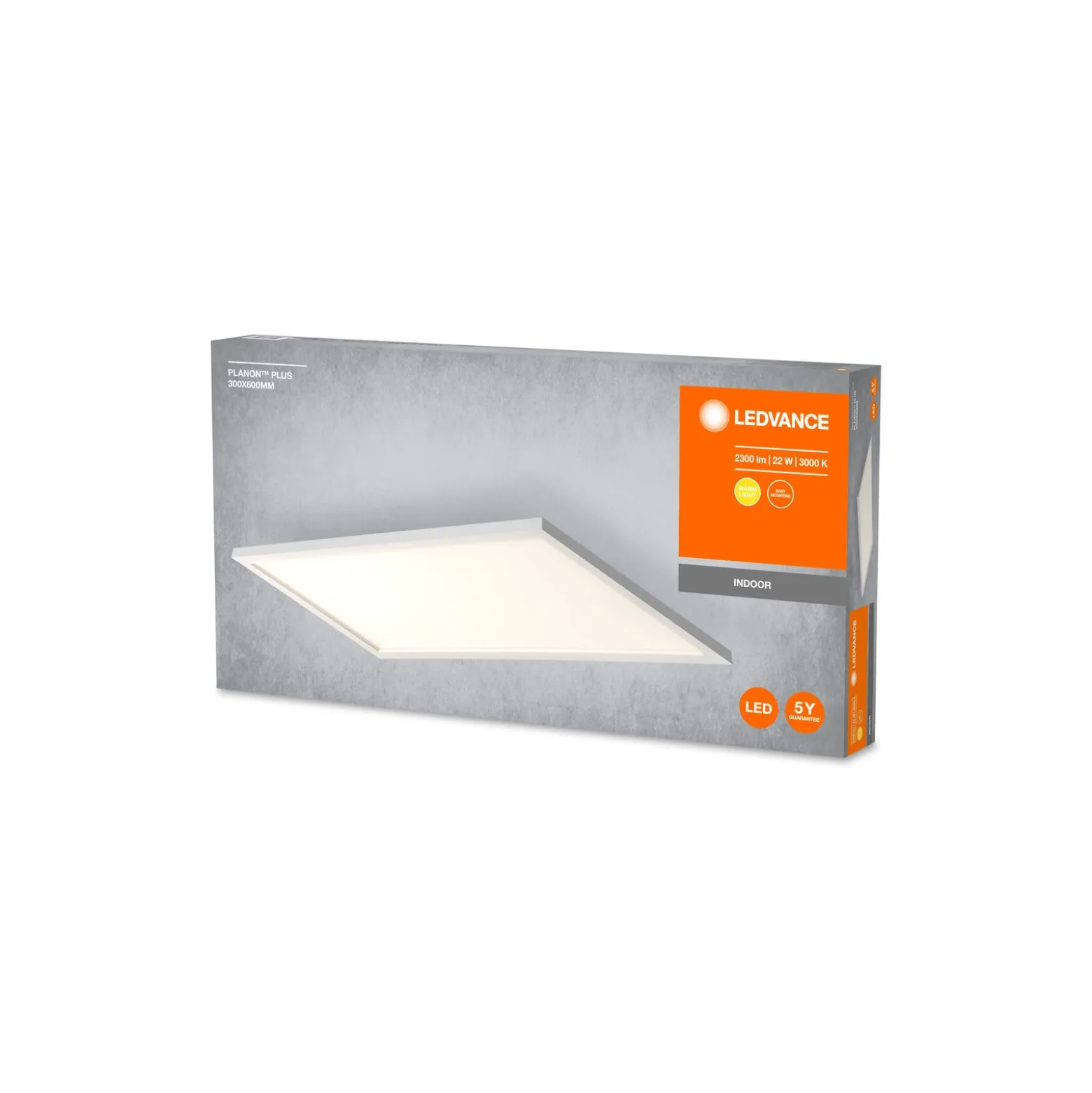 Ledvance LED Panel Planon Plus 22W 1600lm - 830 Varm Vit | 60x30cm