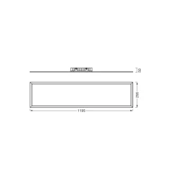 Ledvance LED Panel Planon Plus 1200x300mm 40W 3100lm - 830 Varm Vit