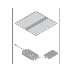 Ledvance LED Panel Protect 36W 3080lm - 830 Varm Vit | 62.5x62.5cm - UGR <22