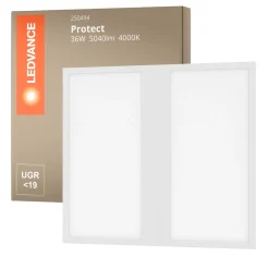 Ledvance LED Panel Protect 36W 5040lm - 840 Kallvit | 60x60cm - UGR <19