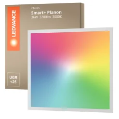 Ledvance LED Panel Smart+ Planon Plus 36W 3200lm - 830 Varm Vit + RGB | 60x60cm - UGR <25 - Wifi Dimbar