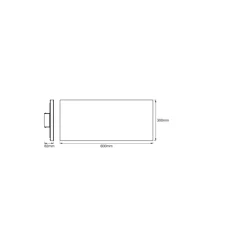 Ledvance LED Panel Smart+ Planon Trimlös 28W 2100lm - 827-865 Justerbar Vit | 60x30cm - UGR <25 - Wifi Dimbar
