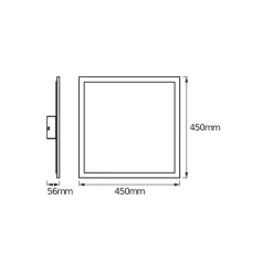 Ledvance LED Panel Smart+ Planon Plus 28W 2100lm - 830 Varm Vit + RGB | 45x45cm - UGR <25 - Wifi Dimbar