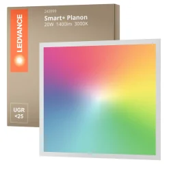 Ledvance LED Panel Smart+ Planon Plus 20W 1400lm - 830 Varm Vit + RGB | 30x30cm - UGR <25 - Wifi Dimbar