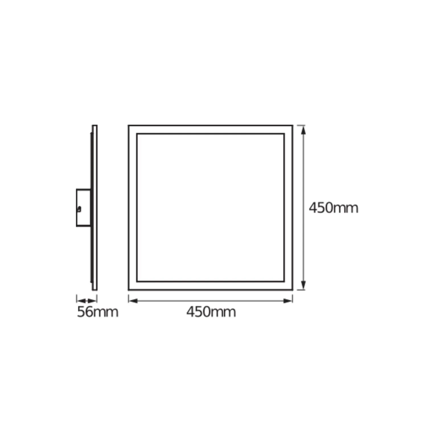 Ledvance LED Panel Smart+ Planon Plus 28W 2000lm - 830-865 Justerbar Vit | 45x45cm - UGR <25 - Wifi Dimbar