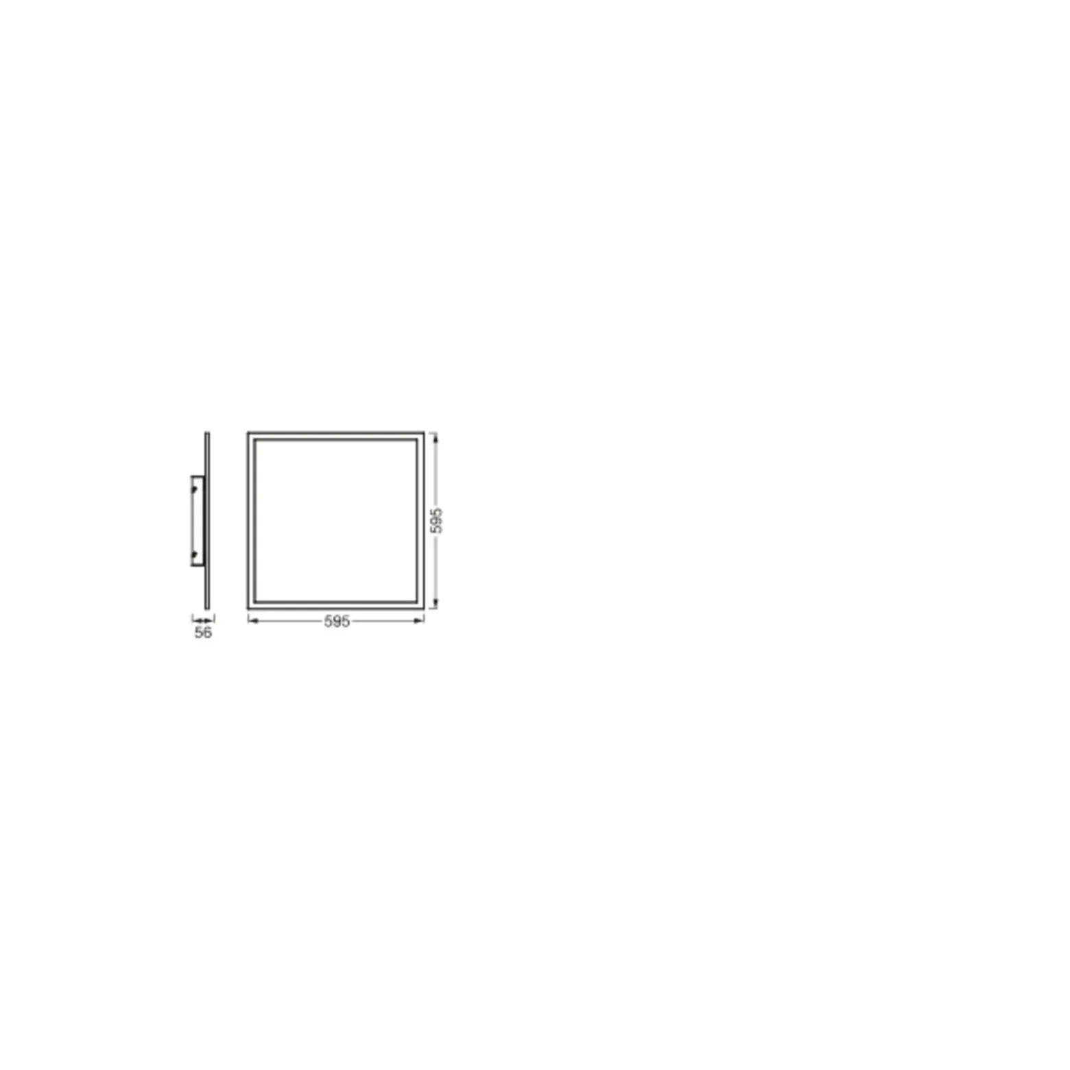 Ledvance LED Panel Smart+ Planon Plus Backlight 39W 2700lm - 830-865 Justerbar Vit + RGB | 60x60cm - UGR <25 - Wifi Dimbar - Fjärrkontroll