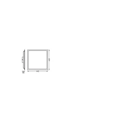 Ledvance LED Panel Smart+ Wifi Vit 24W 1900lm - 827-865 Justerbar Vit | RGBW