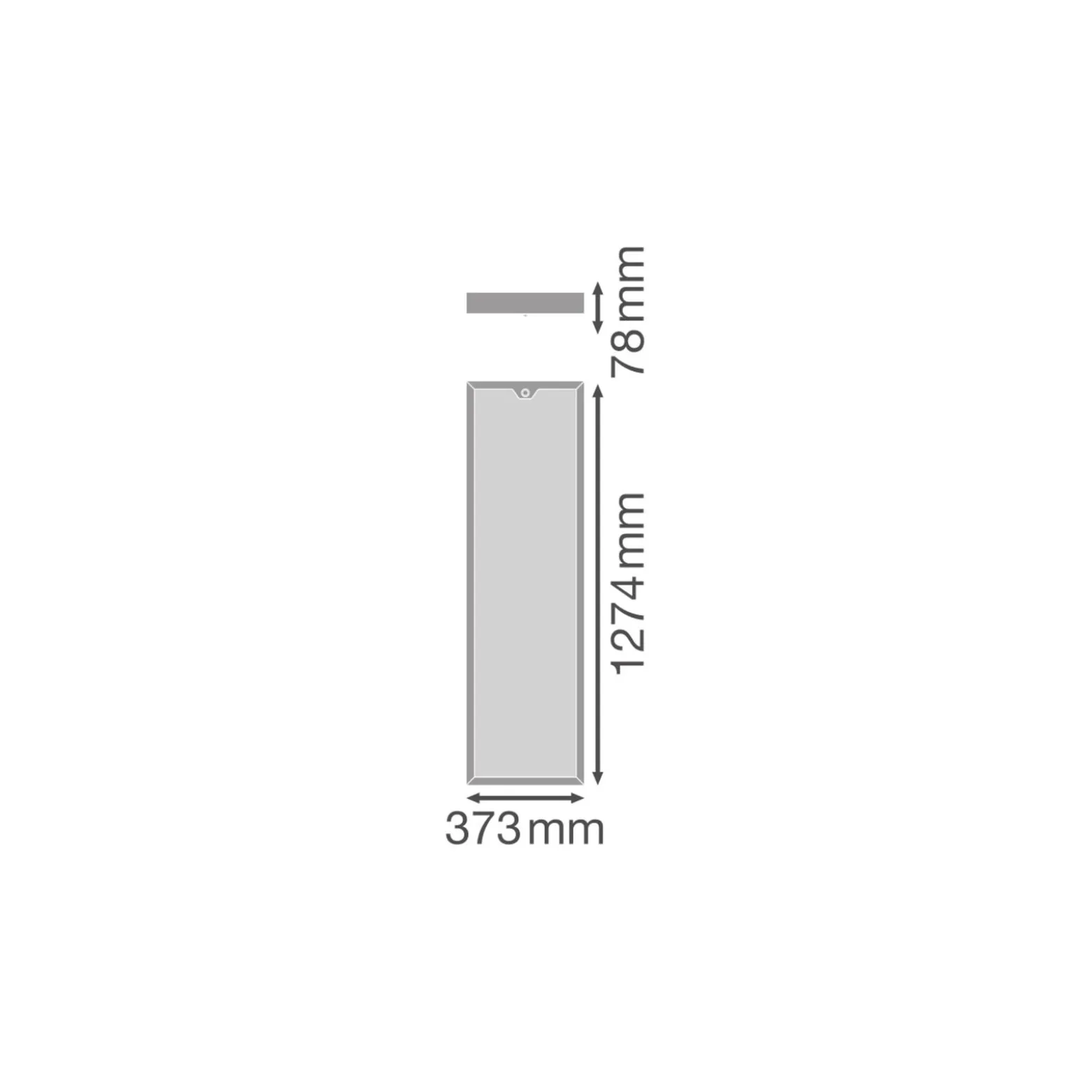 Ledvance LED Panel Surface 38W 5000lm - 930-940 CCT | 120x30cm - UGR <19 - Bästa Färgåtergivning - Rörelse- och Ljussensor