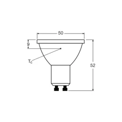 Ledvance LED PAR16 GU10 Reflektor 7W 750lm 36D - 840 Kallvit | Ersättare 80W