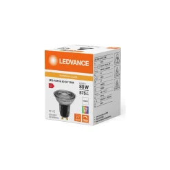 Ledvance LED PAR16 GU10 Reflektor 8.3W 575lm 36D - 940 Kallvit | Bästa Färgåtergivning - Dimbar - Ersättare 80W