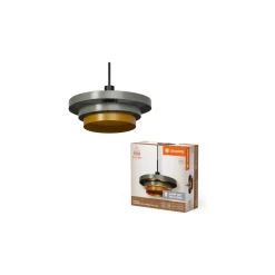 Ledvance LED Pendellampa Decor Layers Pendellampa Stål Grön | Passande för 1x E27