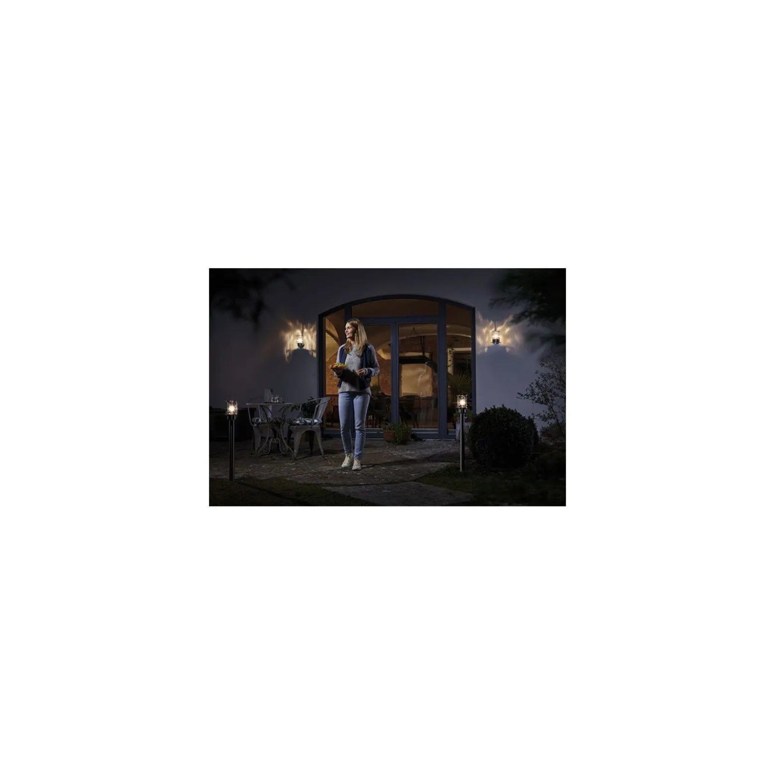 Ledvance LED Piedestallampa E27 Endura Classic Post Stål | 80cm