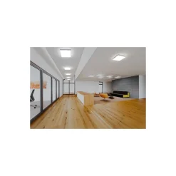 Ledvance LED Plafond Fyrkant Vit 19/27W 3780/2660lm - 830-840 CCT | 500mm - IP54 - Rörelse- och Ljussensor