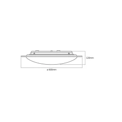Ledvance LED Plafond Orbis Sparkle 560 32W 3600lm 827-865 Justerbar Vit | CCT - Fjärrkontroll