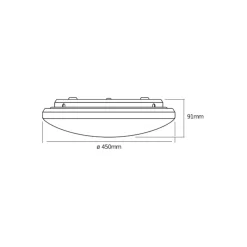 Ledvance LED Plafond Orbis Sparkle 400 24W 2000lm - 827-865 Justerbar Vit | Click-CCT