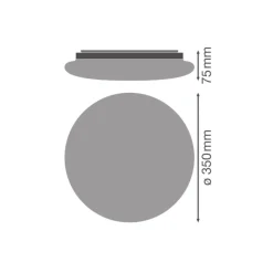 Ledvance LED Plafond Surface Cirkulär 18W 1440lm - 830-850 CCT | 350mm - IP44