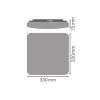 Ledvance LED Plafond Surface Fyrkant 24W 2000lm - 830-850 CCT | 330mm - IP44 - Med Rörelse- Och Ljussensor