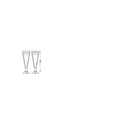 Ledvance LED Pollare Endura Stil Svart 6W 550lm - 830 Varm Vit | 50cm - IP44