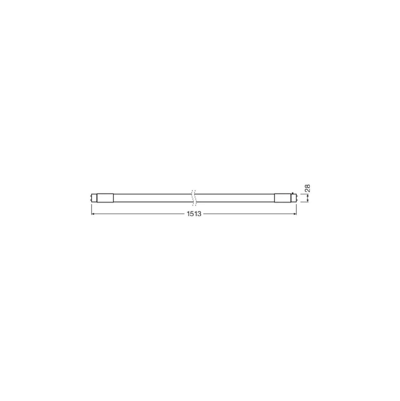Ledvance LED Rör T8 (EM/Mains) Connected Ultra Output 24W 3250lm - 830 Varm Vit | 150cm - Ersättare 58W
