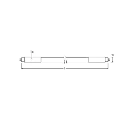 Ledvance LED Rör T5 (HF) High Efficiency 10W 1500lm - 840 Kallvit | 85cm - Ersättare 21W