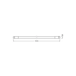Ledvance LED Rör T8 Performance (EM/Mains) Ultra Output 24W 3600lm - 840 Kallvit | 150cm - Ersättare 58W