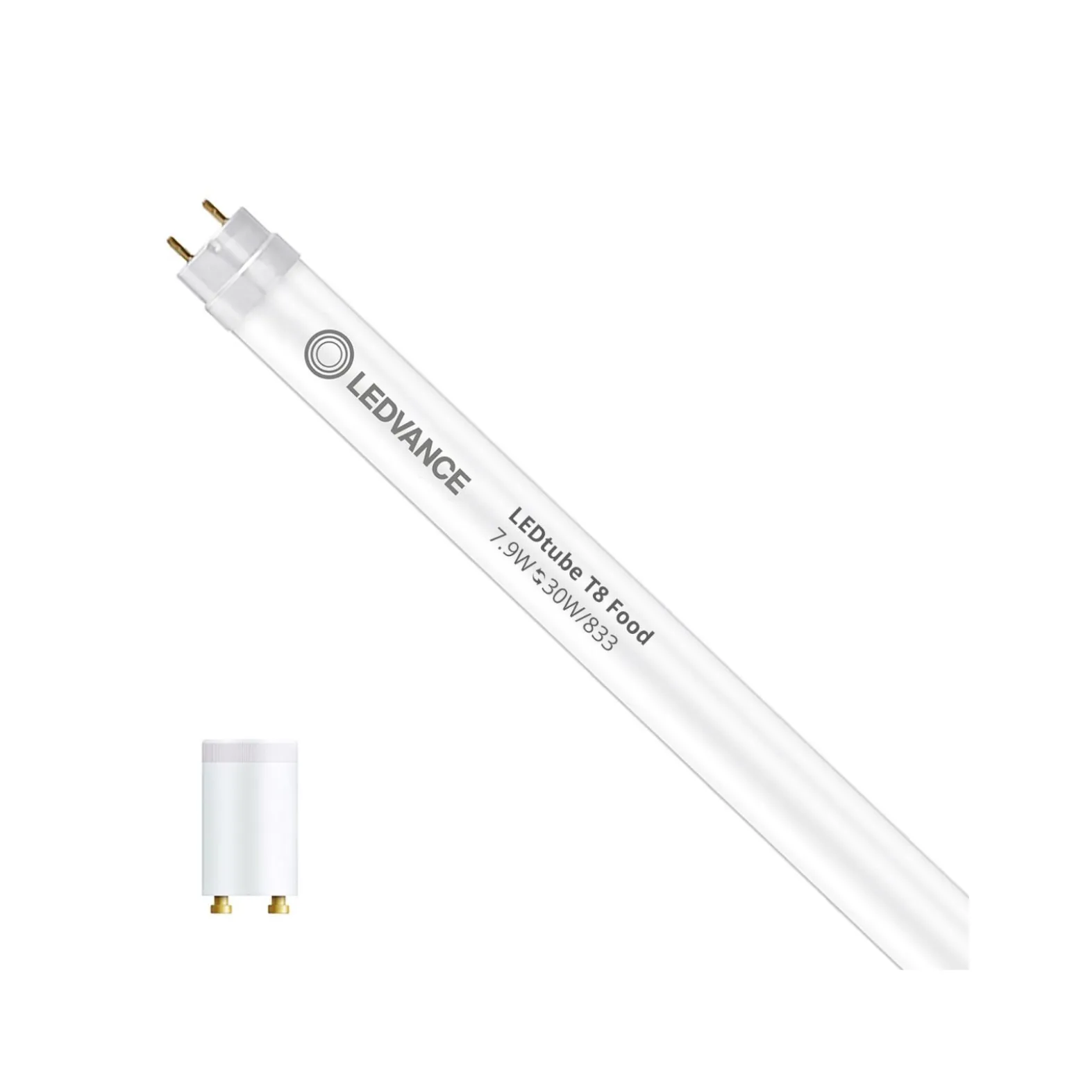 Ledvance LED Rör T8 Performance Food (EM/Mains) Standard Output 7.9W 750lm - 833 Varm Vit | 90cm Ersättare 30W