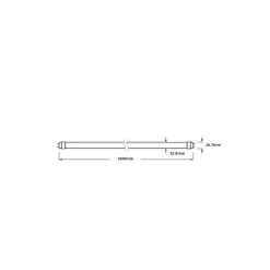 Ledvance LED Rör T8 Superior (EM/Mains) Ultra Efficiency 16.7/22.1W 3100/4100lm - 840 Kallvit | 150cm - Lumen Växla - Ersättare 58W