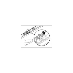 Ledvance LED Skensystem Trusys Flex Wallwasher Vit 50W 8600lm - 840 Kallvit | Dali Dimbar - Ersättare 2x58W