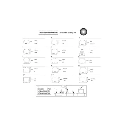 Ledvance LED Skensystem Trusys Universal Vit 73W 12750lm - 840 Kallvit | Ersättare 2x58W