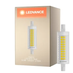 Ledvance LED Slim Line R7s 78mm 9.5W 1055lm - 827 Extra Varm Vit | Dimbar - Ersättare 75W