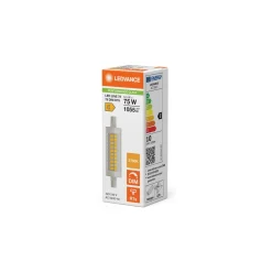 Ledvance LED Slim Line R7s 78mm 9.5W 1055lm - 827 Extra Varm Vit | Dimbar - Ersättare 75W