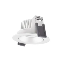 Ledvance LED Spot Adjust Aluminium Vit 8W 680lm 36D - 930 Varm Vit | Utskärning 68mm - IP20 - Bästa färgåtergivning - Dimbar