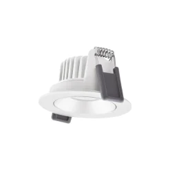 Ledvance LED Spot Adjust Aluminium Vit 8W 640lm 36D - 930 Varm Vit | 82mm - Utskärning 68mm - Dali Dimbar