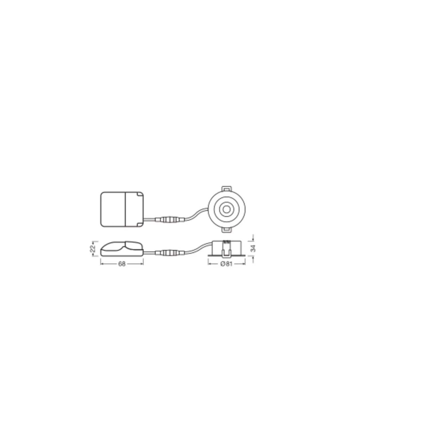 Ledvance LED Spot Air Adjust Aluminium Svart 4W 320lm 36D - 930 Varm Vit | Utskärning 68mm - IP23 - Bästa färgåtergivning - Dimbar