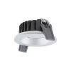 Ledvance LED Spot Air Fix Aluminium Silver 6W 510lm 36D - 930 Varm Vit | Utskärning 68mm - IP65 - Bästa färgåtergivning - Dimbar