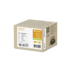 Ledvance LED Spot Air Fix Aluminium Vit 6W 510lm 36D - 930 Varm Vit | Utskärning 68mm - IP65 - Bästa färgåtergivning - Dimbar