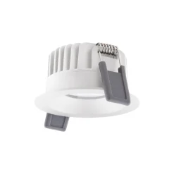 Ledvance LED Spot Fix Aluminium Vit 8W 640lm 36D - 927 Extra Varm Vit | Utskärning 68mm - IP44 - Bästa färgåtergivning - Dimbar