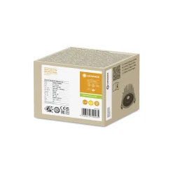 Ledvance LED Spot Fix Aluminium Svart 8W 680lm 36D - 930 Varm Vit | Utskärning 68mm - IP44 - Bästa färgåtergivning - Dimbar