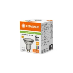 Ledvance LED Spot GU10 PAR16 6.9W 650lm 120D - 927 Extra Varm Vit | Bästa Färgåtergivning - Dimbar - Ersättare 80W