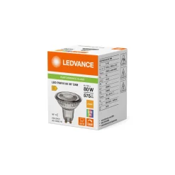 Ledvance LED Spot GU10 PAR16 6.1W 575lm 36D - 927 Extra Varm Vit | Bästa Färgåtergivning - Dimbar - Ersättare 80W