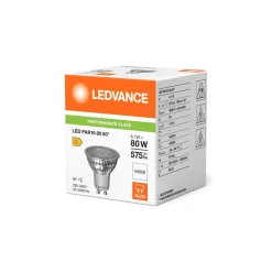 Ledvance LED Spot GU10 PAR16 6.1W 575lm 60D - 840 Kallvit | Ersättare 80W