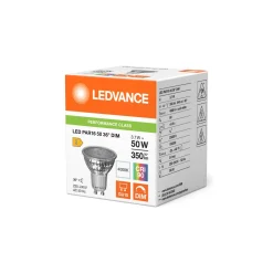 Ledvance LED Spot GU10 PAR16 3.7W 350lm 36D - 940 Kallvit | Bästa Färgåtergivning - Dimbar - Ersättare 35W