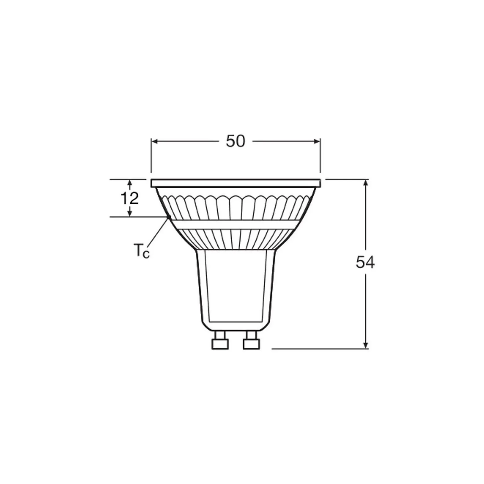 Ledvance LED Spot GU10 PAR16 3.7W 350lm 36D - 840 Kallvit | Ersättare 35W